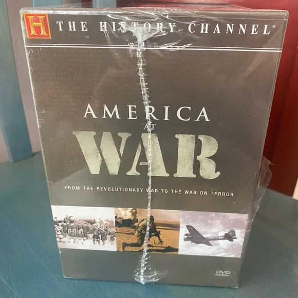 New in packaging, The History Channel’s “America at War” 14 DVD Set 📀